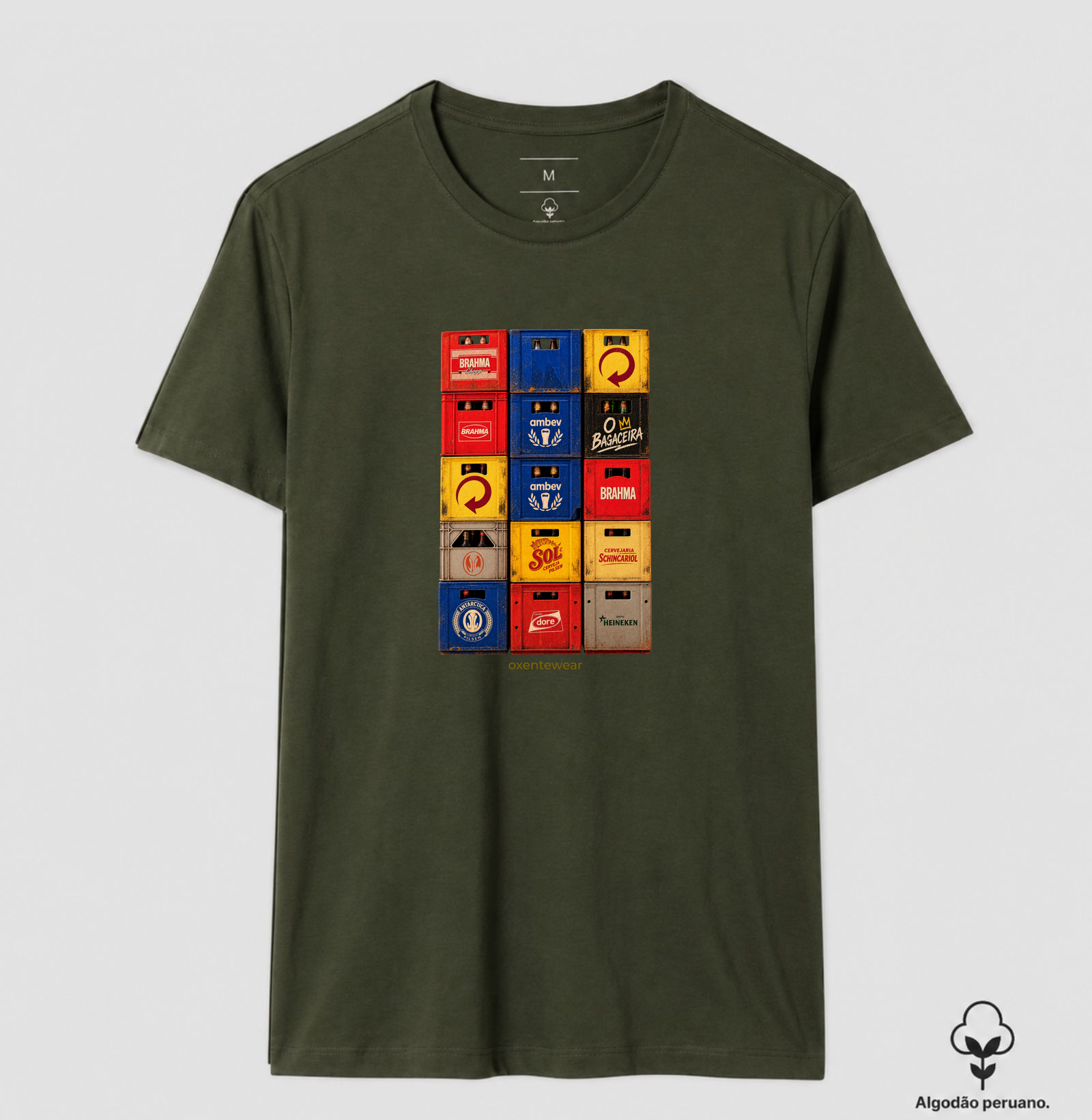 Camiseta Caixas de Cerveja ( O bagaceira )  OxenteWear - Imagem 6