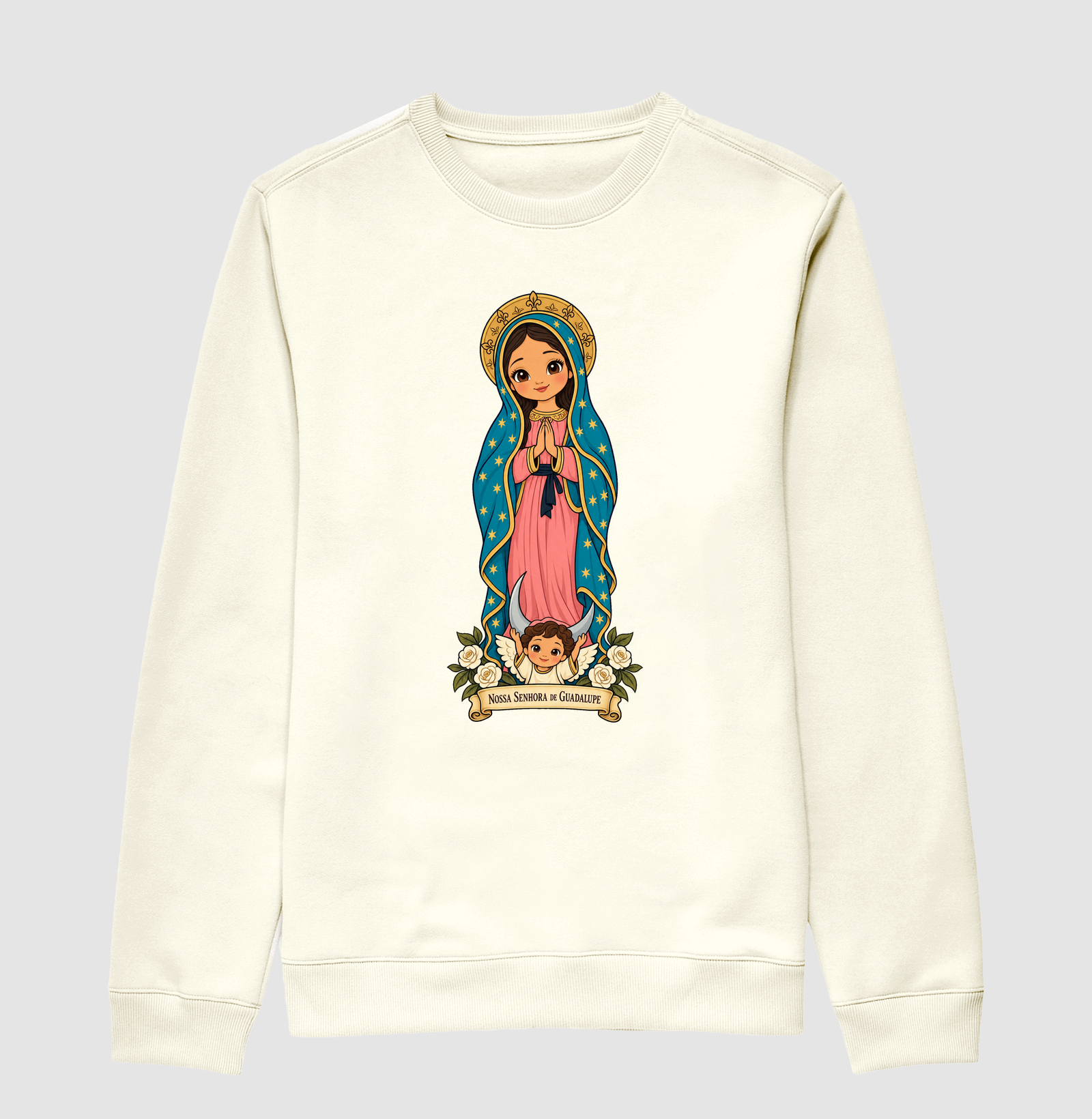 Nossa Senhora de Guadalupe estilo chibi - Imagem 2