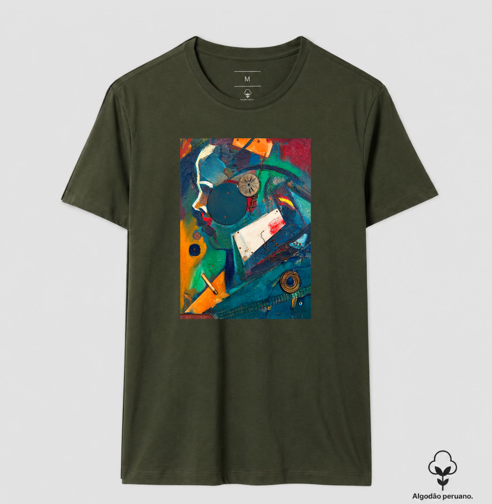 Camiseta Algodão Peruano Tanguis Kurt Schwitters  - Imagem 9