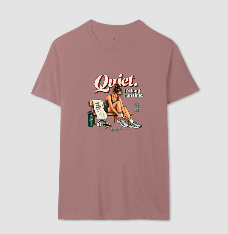 Camiseta Corrida - Quiet, It's Long Run Time - Imagem 16