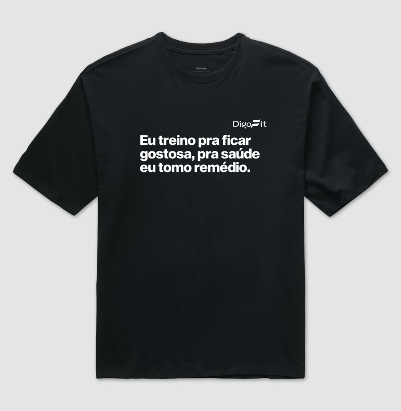 OVERSIZED ACADEMIA EU TREINO PRA FICAR GOSTOSA - Imagem 2