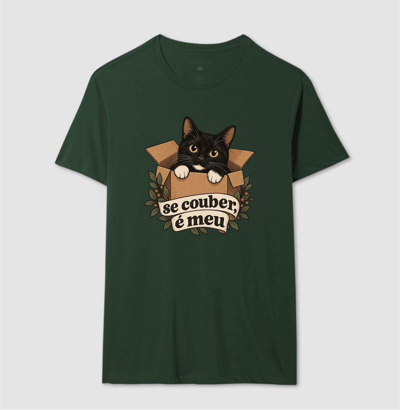 Camiseta Gato Caixa "se couber, é meu" | Pelo & Pano - Imagem 12