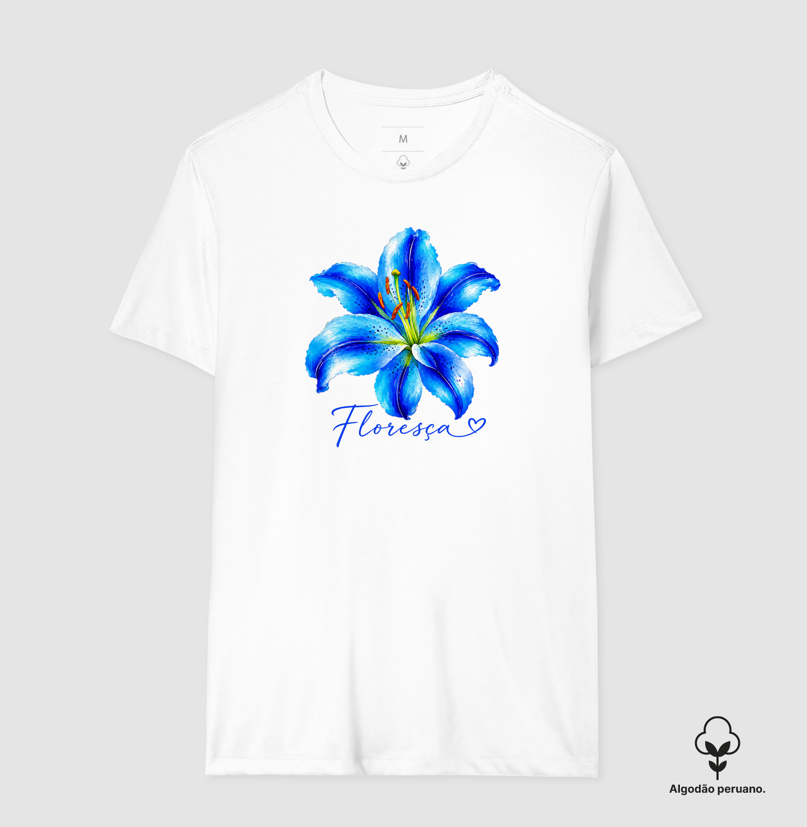 Camiseta Floresça Blue - Imagem 5