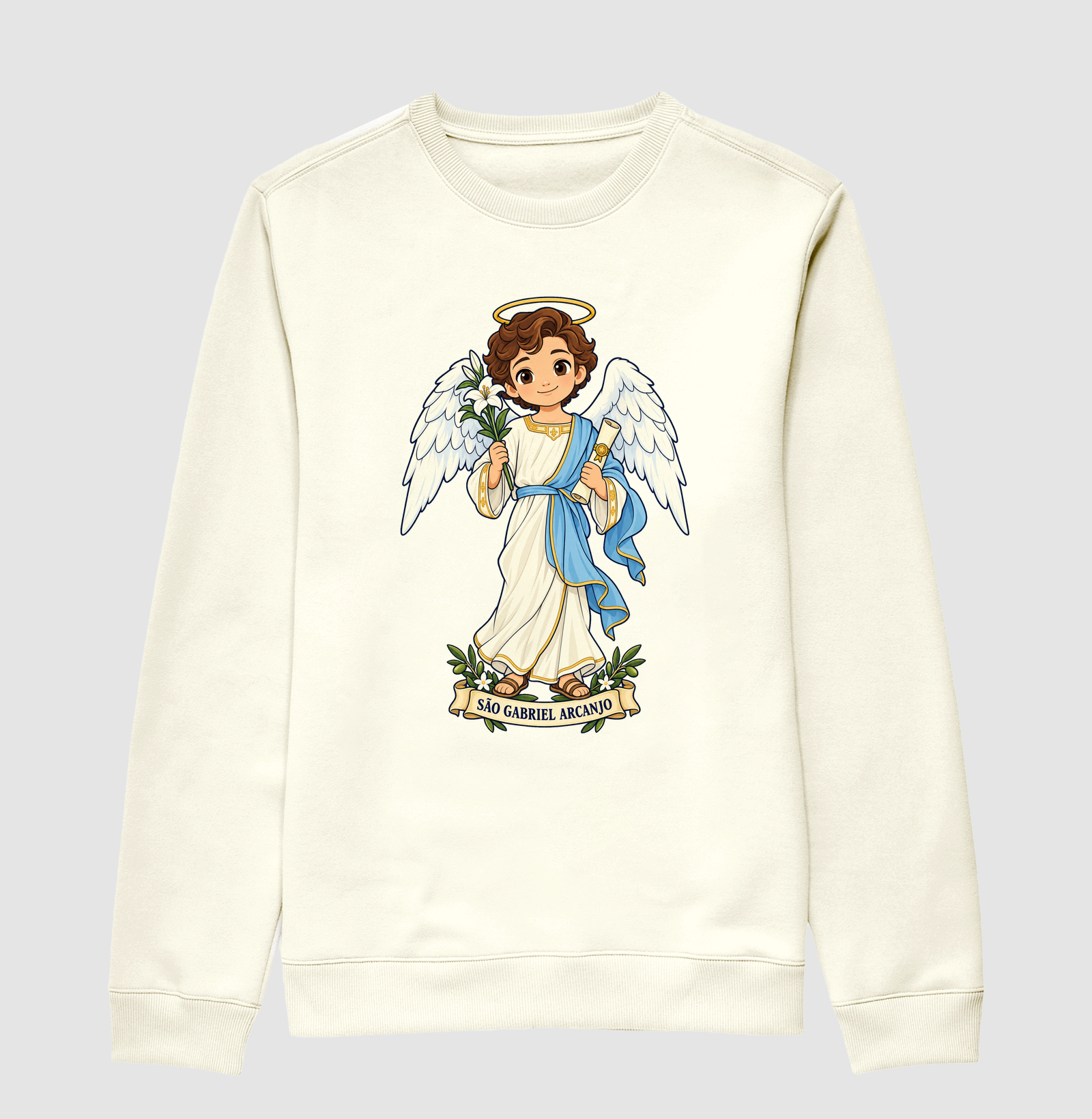 São Gabriel Arcanjo estilo chibi - Imagem 2