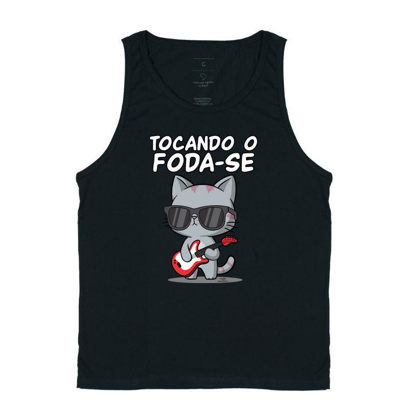 Camiseta Gato Sincero Tocando - Imagem 3