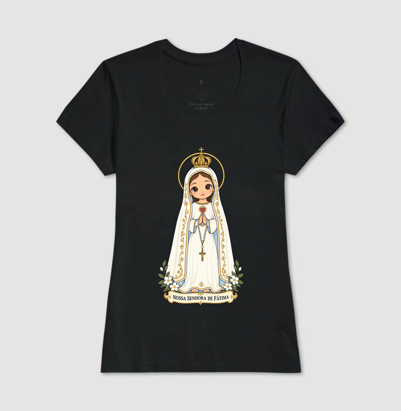 Nossa senhora e Fátima estilo chibi - Imagem 3