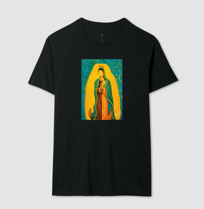 Camiseta Nossa Senhora de Guadalupe Arte Sacra - Imagem 2