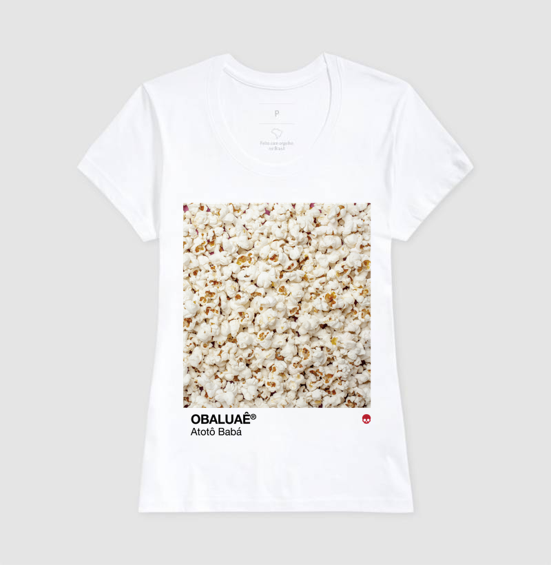 Camiseta Umbanda Orixá Obaluaê Omolu - Pipoca - Imagem 5