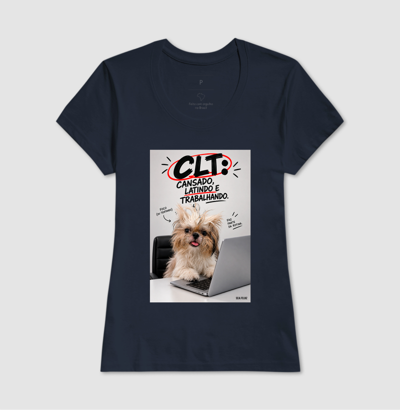 🐶💻 CLT — Cansado, Latindo e Trabalhando! 😂🐾 | Shih Tzu Edition - Imagem 7
