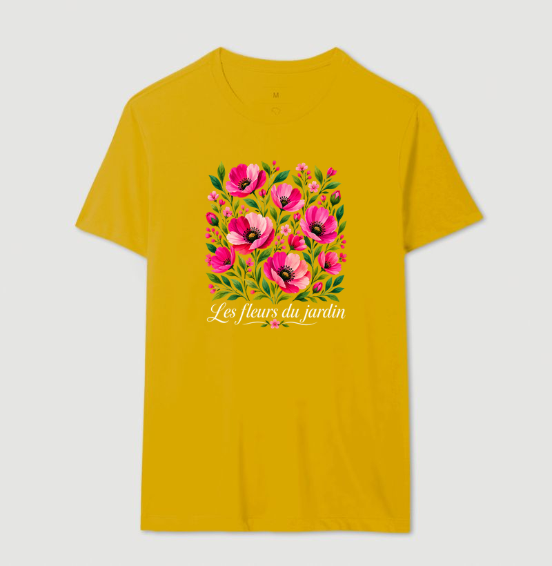 Camiseta Les fleurs du jardin - Imagem 14