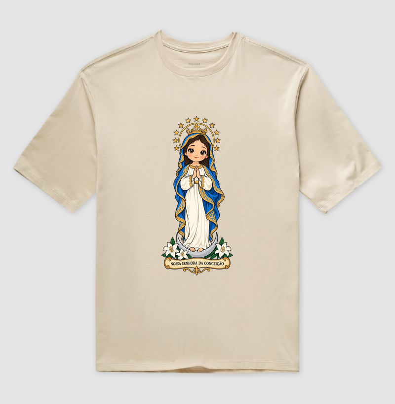 Nossa Senhora da Conceição estilo chibi - Imagem 3