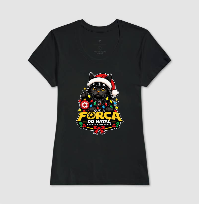 Que a Força do Natal Esteja com Você – Gato Natalino - Imagem 3