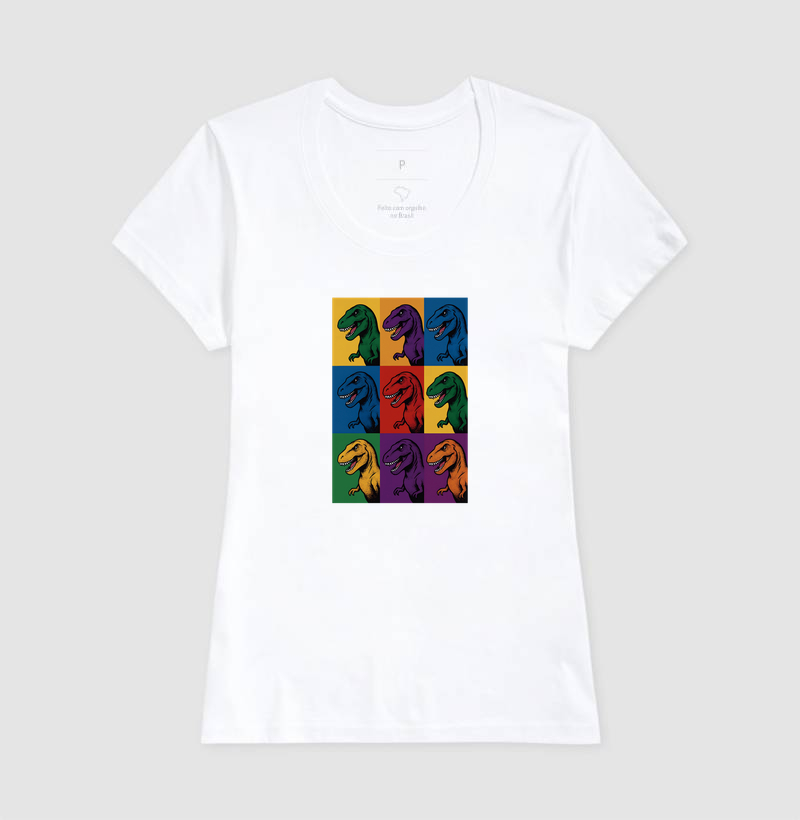 Camiseta Dino Pop T-Rex - Imagem 7