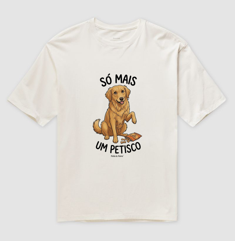 CAMISETA OVERSIZED GOLDEN RETRIEVER PETISCO - Imagem 4