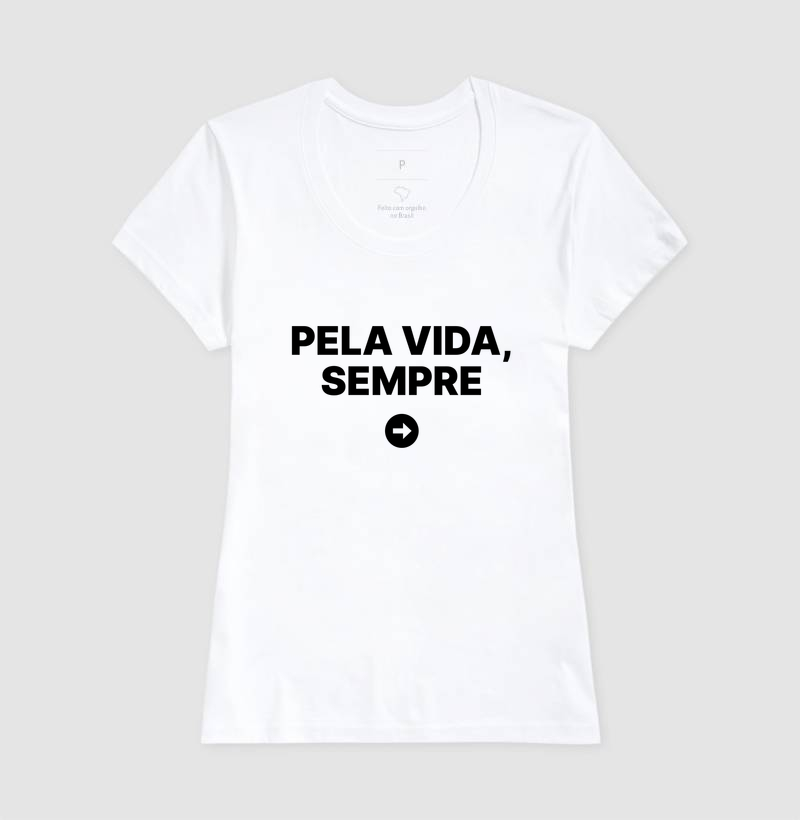 Camiseta Pela vida, sempre - Imagem 5