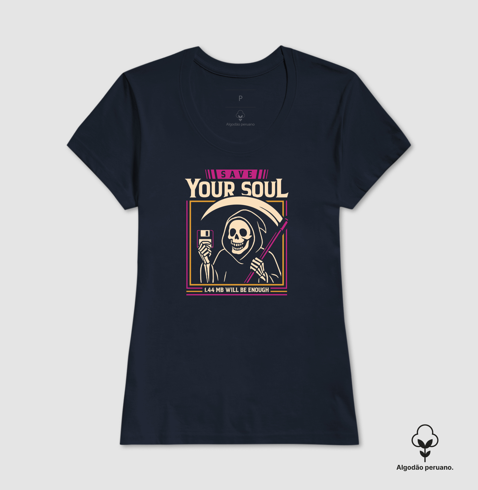Camiseta Algodão Peruano Salve sua alma - Imagem 5