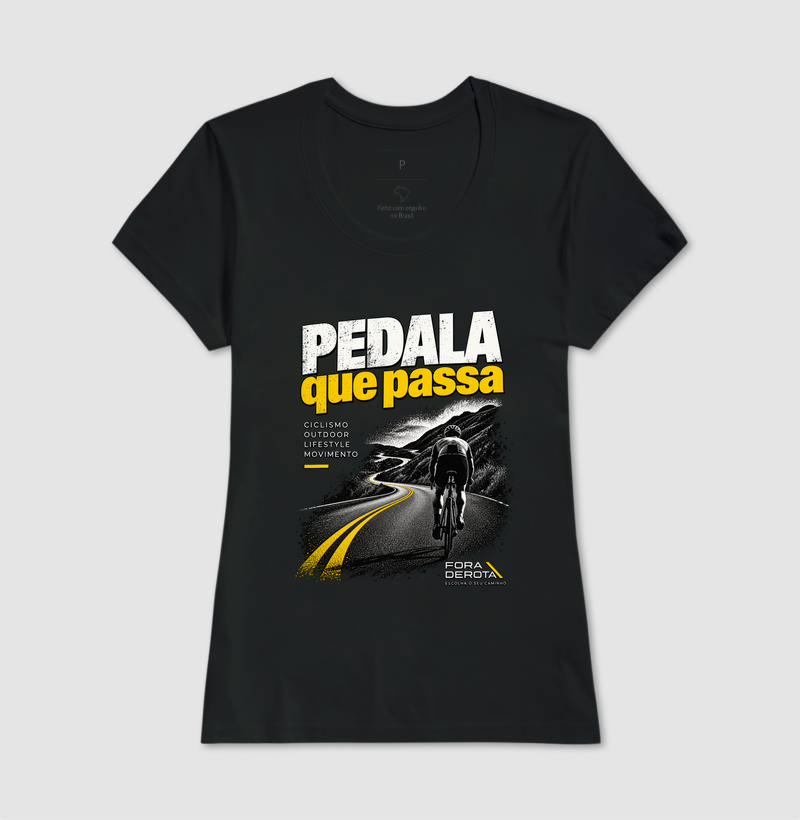 Camiseta Pedala que Passa | Fora de Rota – Ciclismo & Lifestyle - Imagem 3