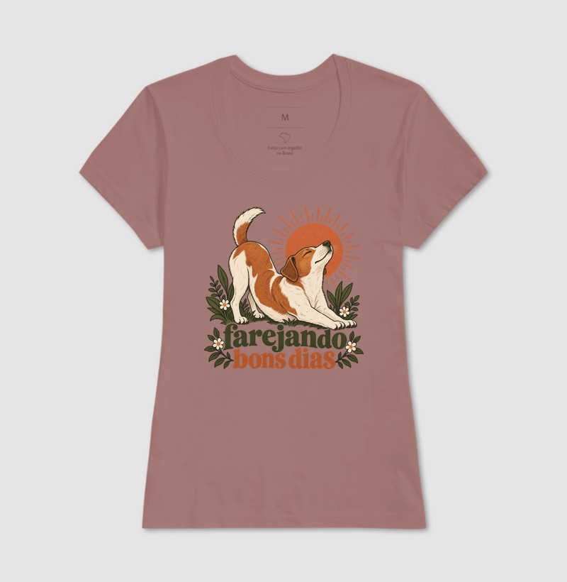 Camiseta Cachorro Manhã "farejando bons dias" | Pelo & Pano - Imagem 17