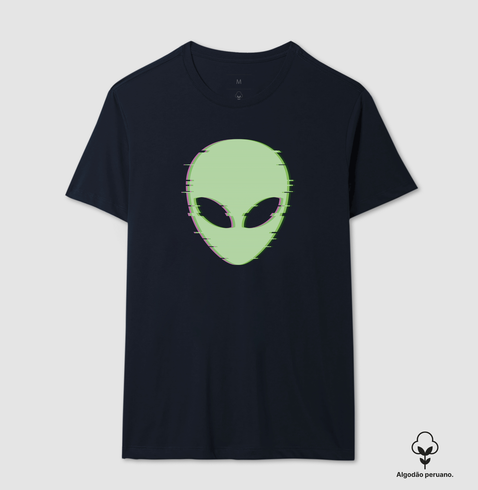 Camiseta Algodão Peruano Transmissão Alienígena - Imagem 4