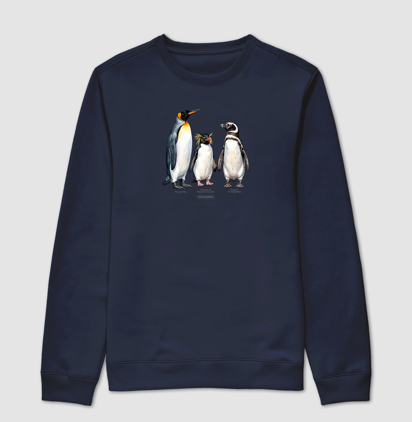 Traços Alados - Coletivo Pinguins - Moletom - Imagem 7