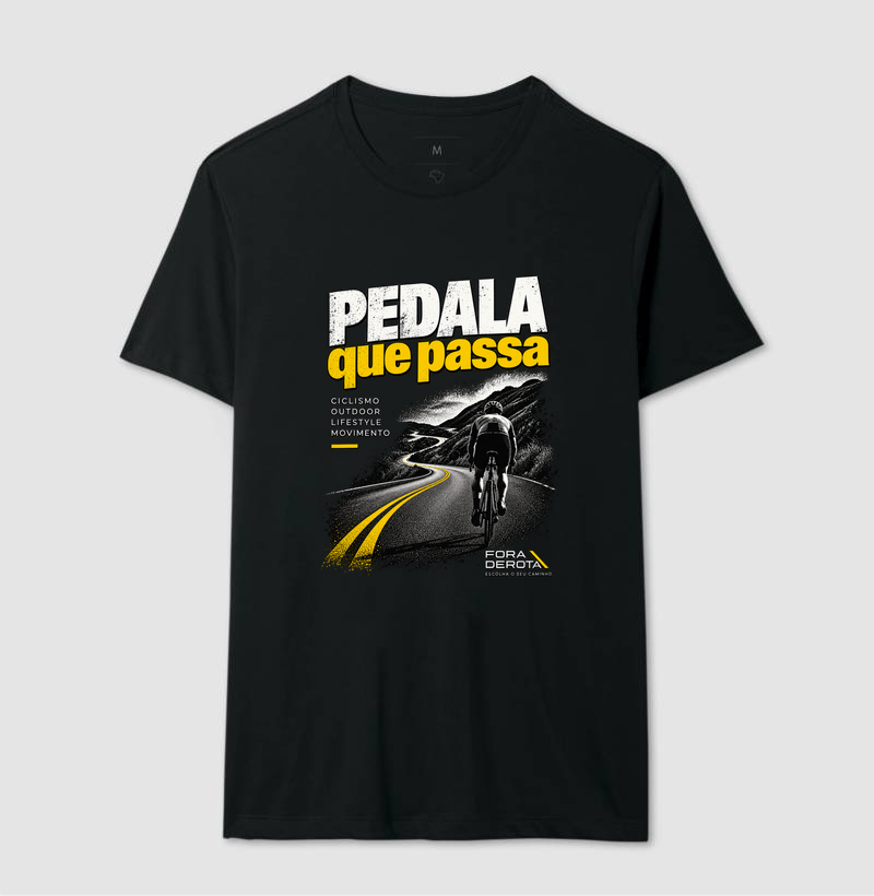Camiseta Pedala que Passa | Fora de Rota – Ciclismo & Lifestyle - Imagem 2