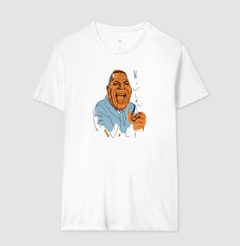 Howlin' Wolf com cachimbo - Tinta e Nanquim - Imagem 4