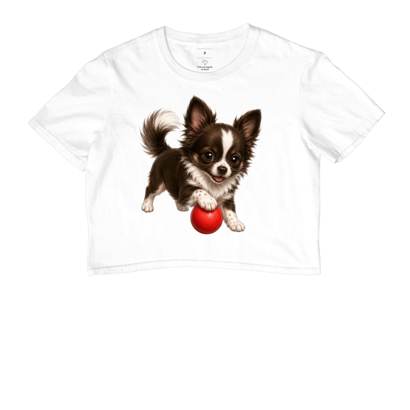 Chihuahua Pelo Longo Marrom - Desenho Animado - Imagem 3