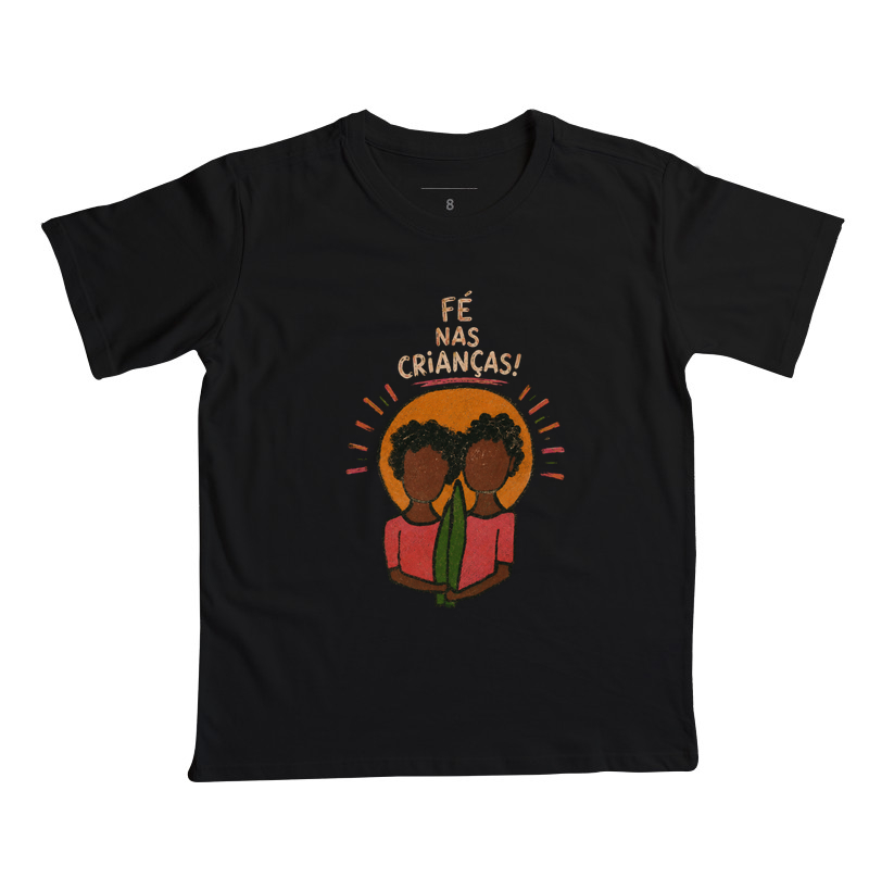 Camiseta Infantil Fé nas crianças - Imagem 3