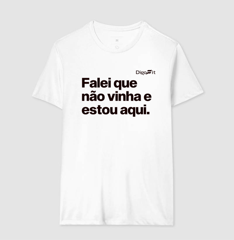 CAMISETA ACADEMIA FALEI QUE NÃO VINHA E ESTOU AQUI - Imagem 4