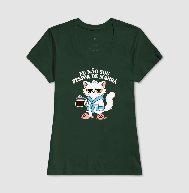 Eu Não Sou Pessoa de Manhã - Gato com Café - Imagem 10