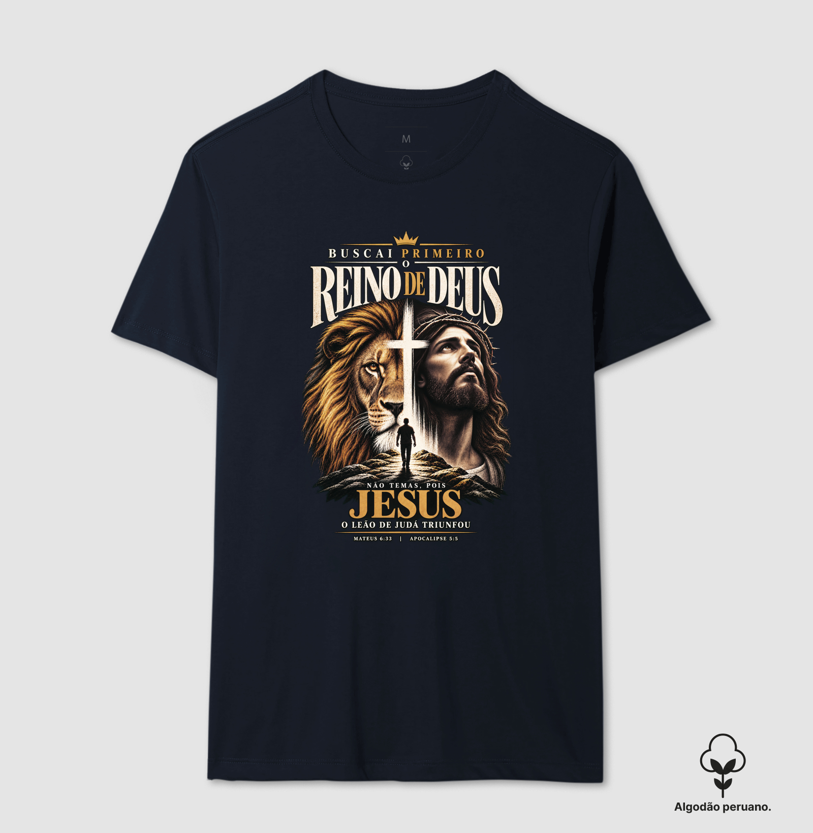 Buscai Primeiro o Reino de Deus - Algodão Peruano - Premium - Imagem 3