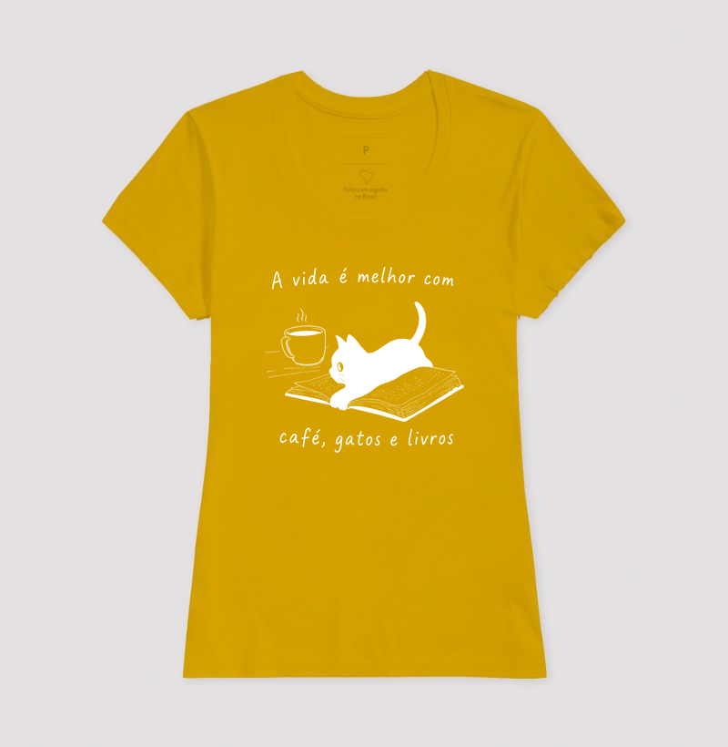 A Vida é Melhor com Café, Gatos e Livros - Imagem 15