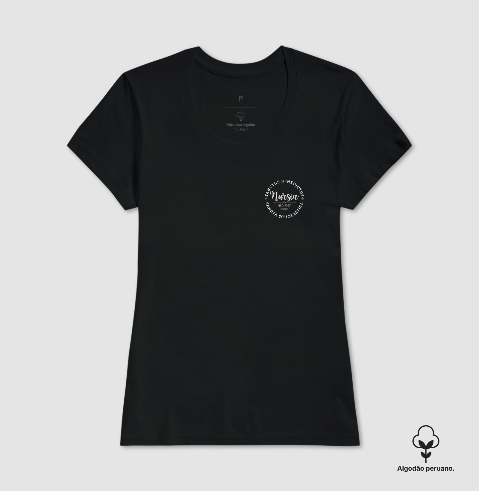 Camiseta Santa Escolástica e São Bento - Imagem 5