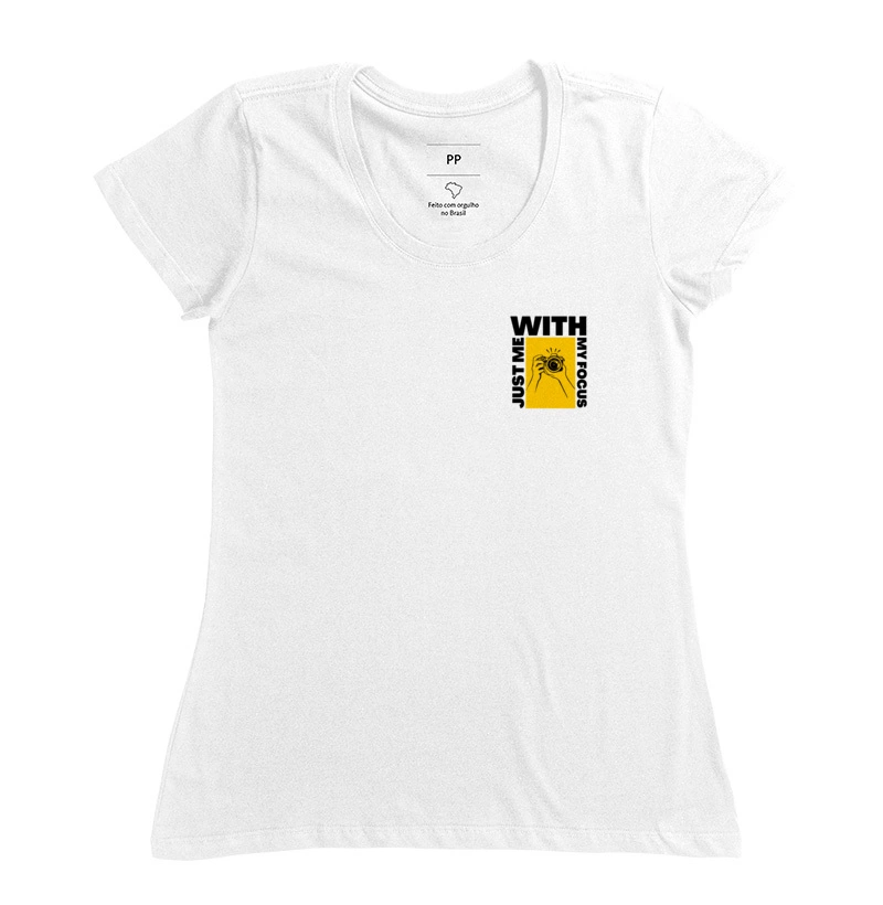 Camiseta Just Me with My focus - Imagem 5
