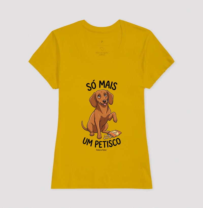 CAMISETA DACHSHUND SALSICHA PETISCO - Imagem 15