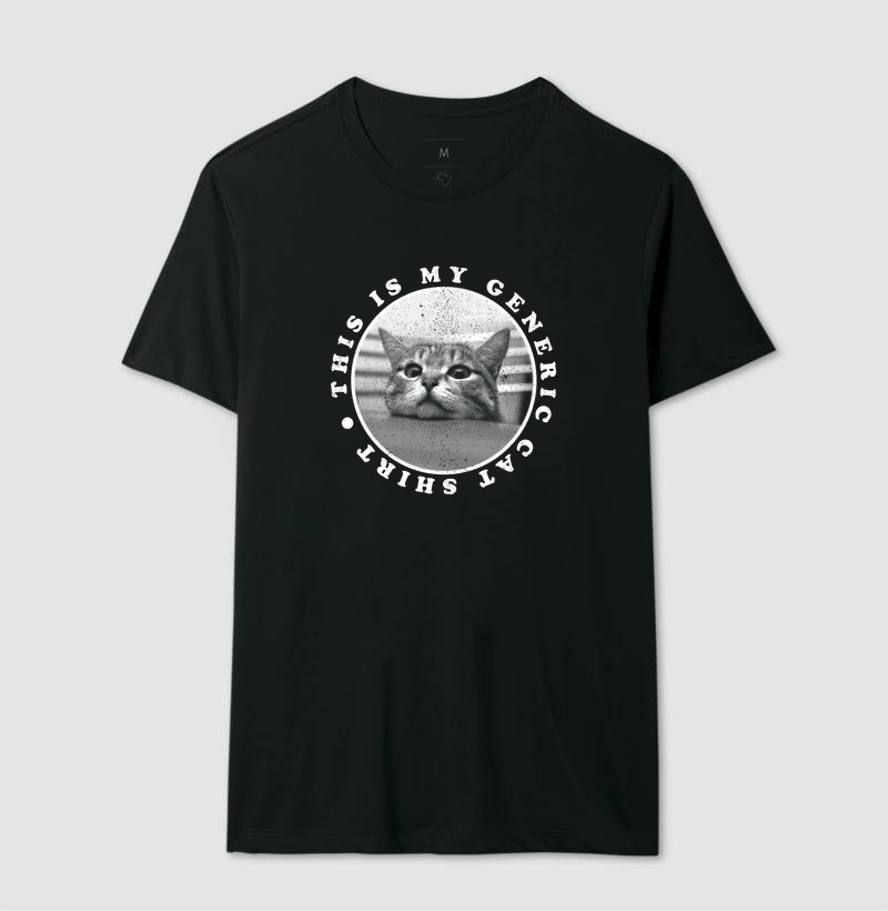 Camiseta Genérica de Gato - Imagem 2