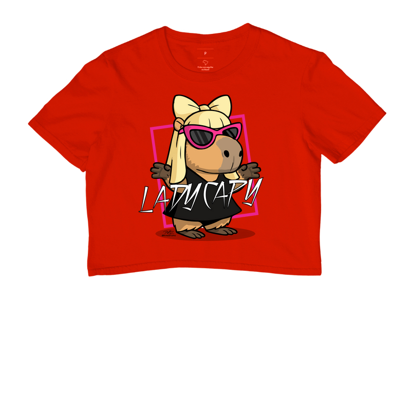 Camiseta Capivara Lady Capy - Imagem 7