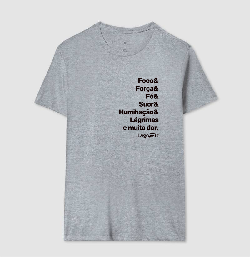 CAMISETA ACADEMIA FOCO E MUITA DOR - Imagem 8