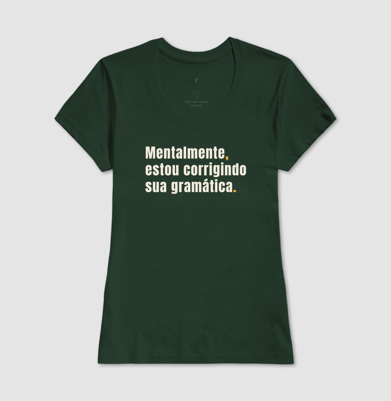 Mentalmente, estou corrigindo sua gramática. - Imagem 13