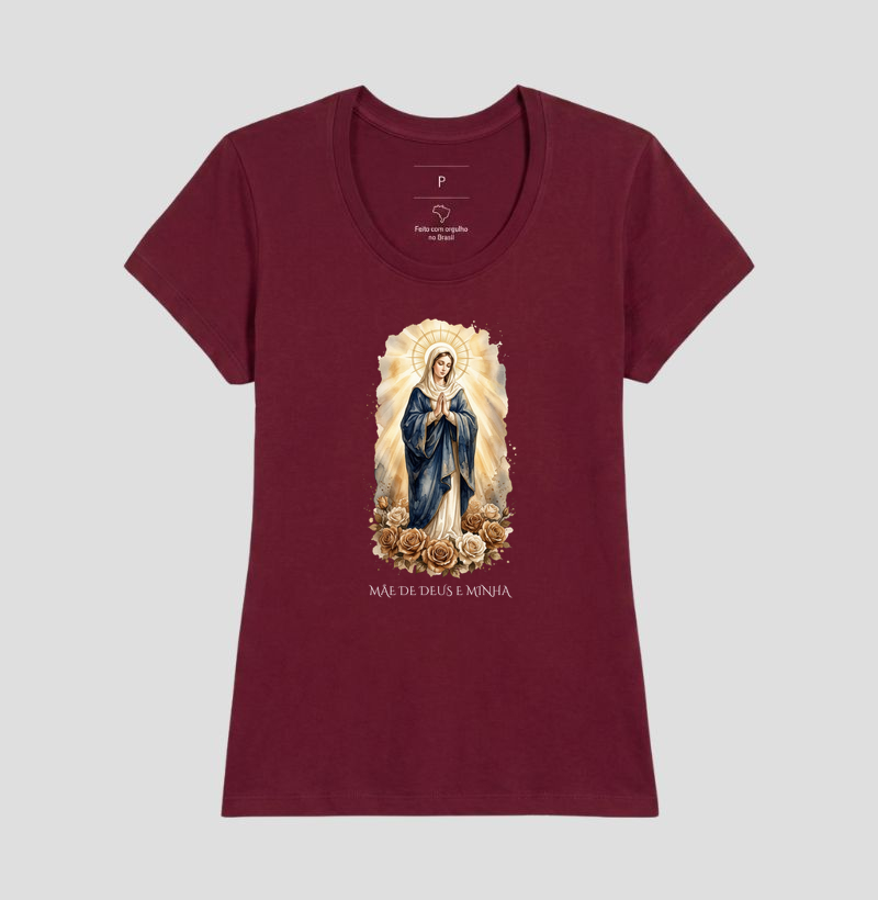 Camiseta Nossa Senhora Mãe de Deus e Minha - Imagem 17