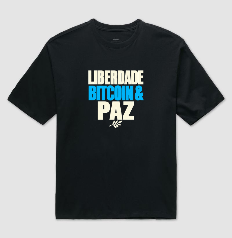 Camiseta Bitcoin Liberdade e Paz - Imagem 2