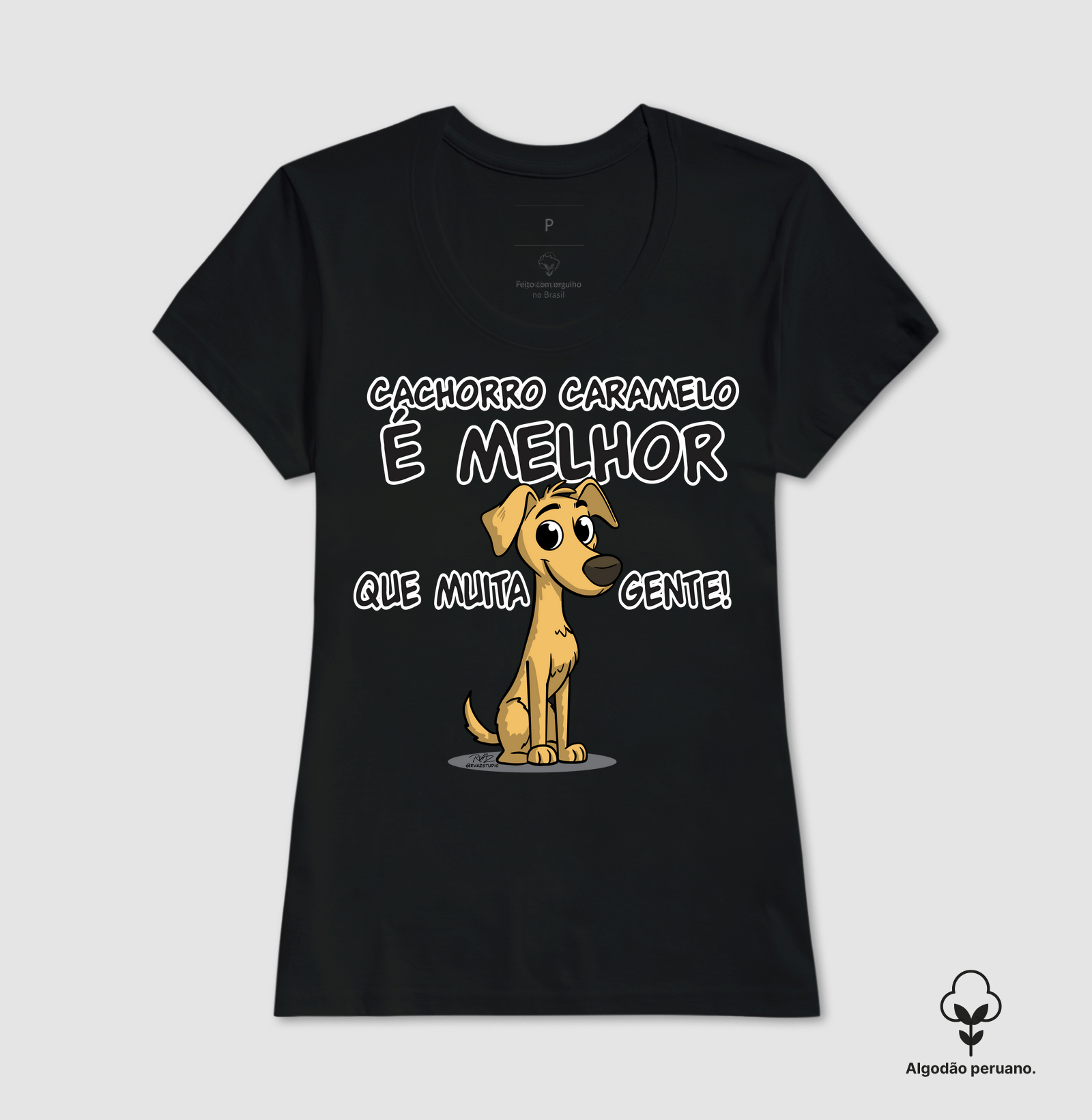 Camiseta Cachorro Caramelo - Imagem 4