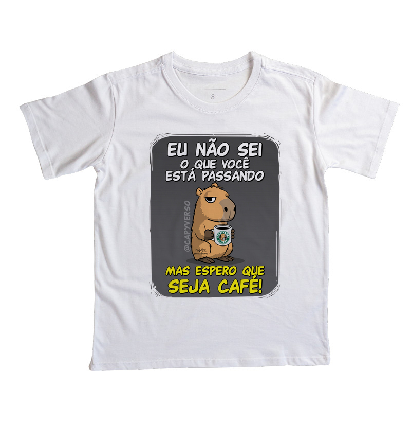 Camiseta Capivara Seja Café - Imagem 5