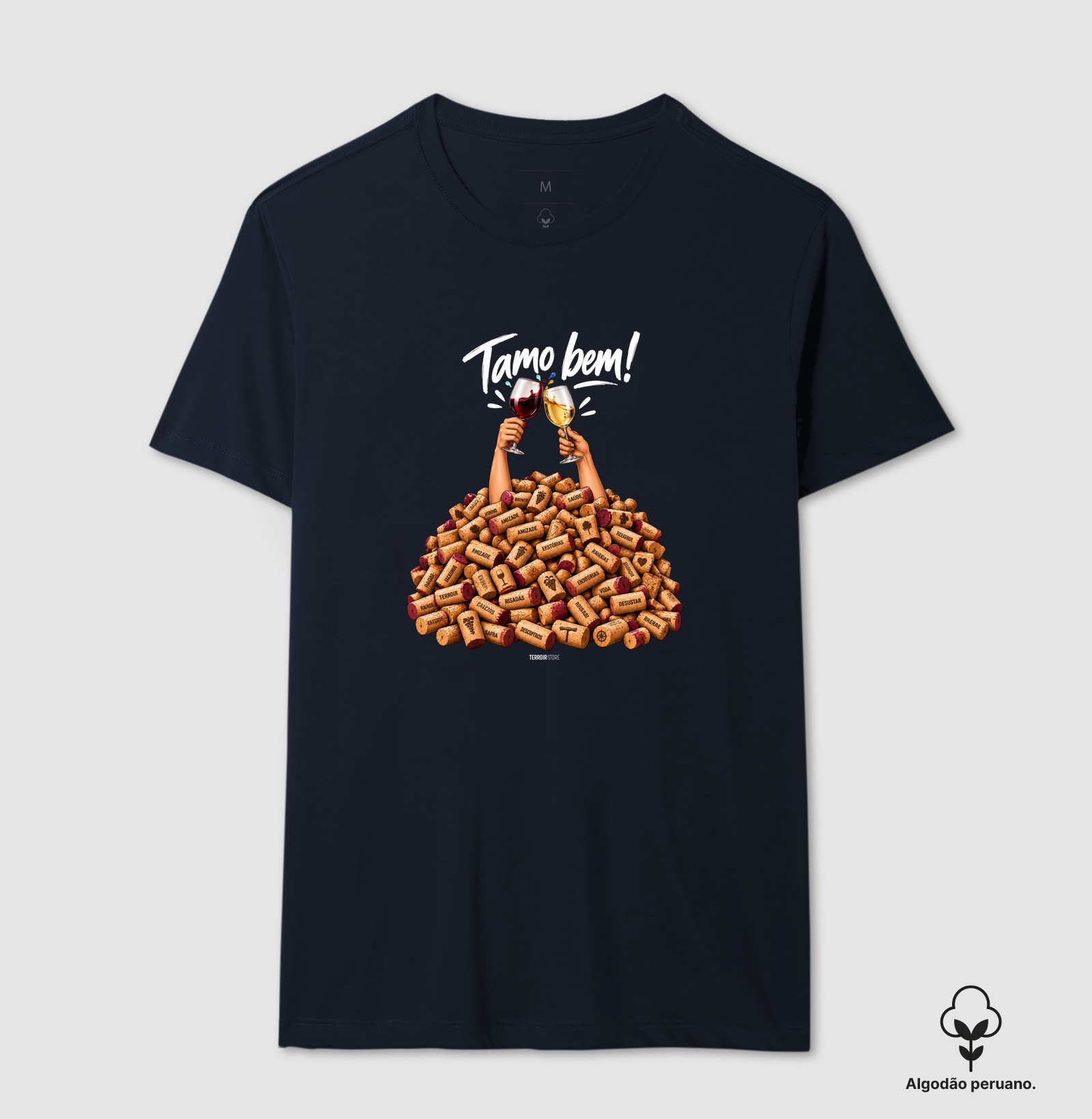 Camiseta “Um Brinde” – Amizade & Wine Lifestyle - Imagem 5