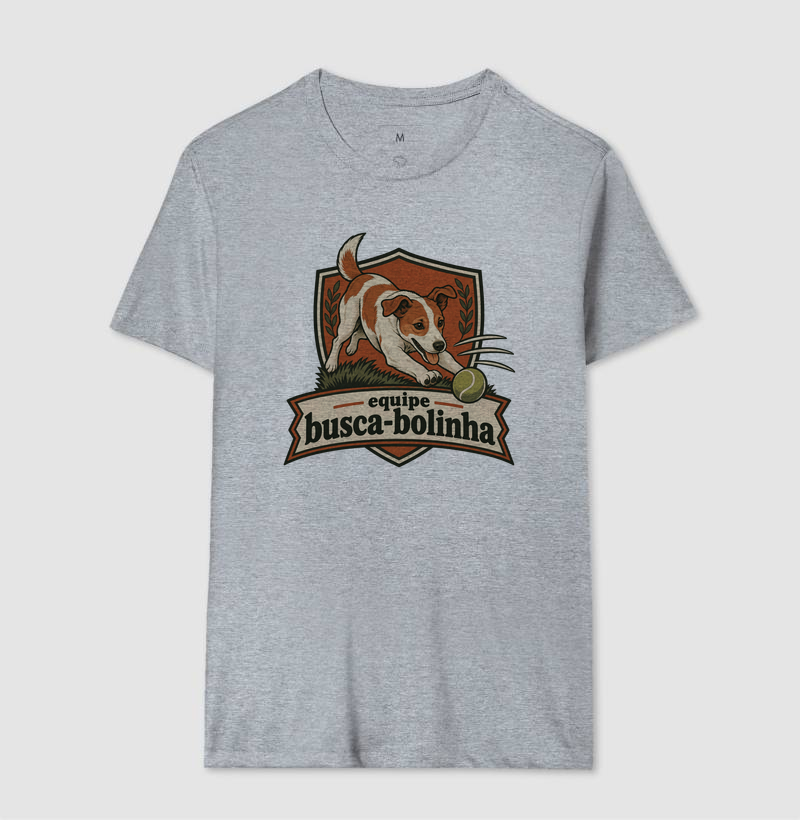 Camiseta Cachorro Bolinha "equipe busca-bolinha" | Pelo & Pano - Imagem 8