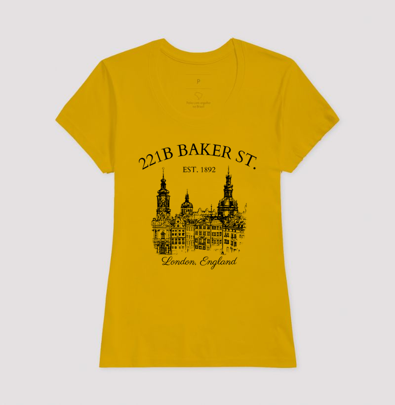 Camiseta Sherlock Holmes 221B Baker Street – Literatura Inglesa  - Imagem 11