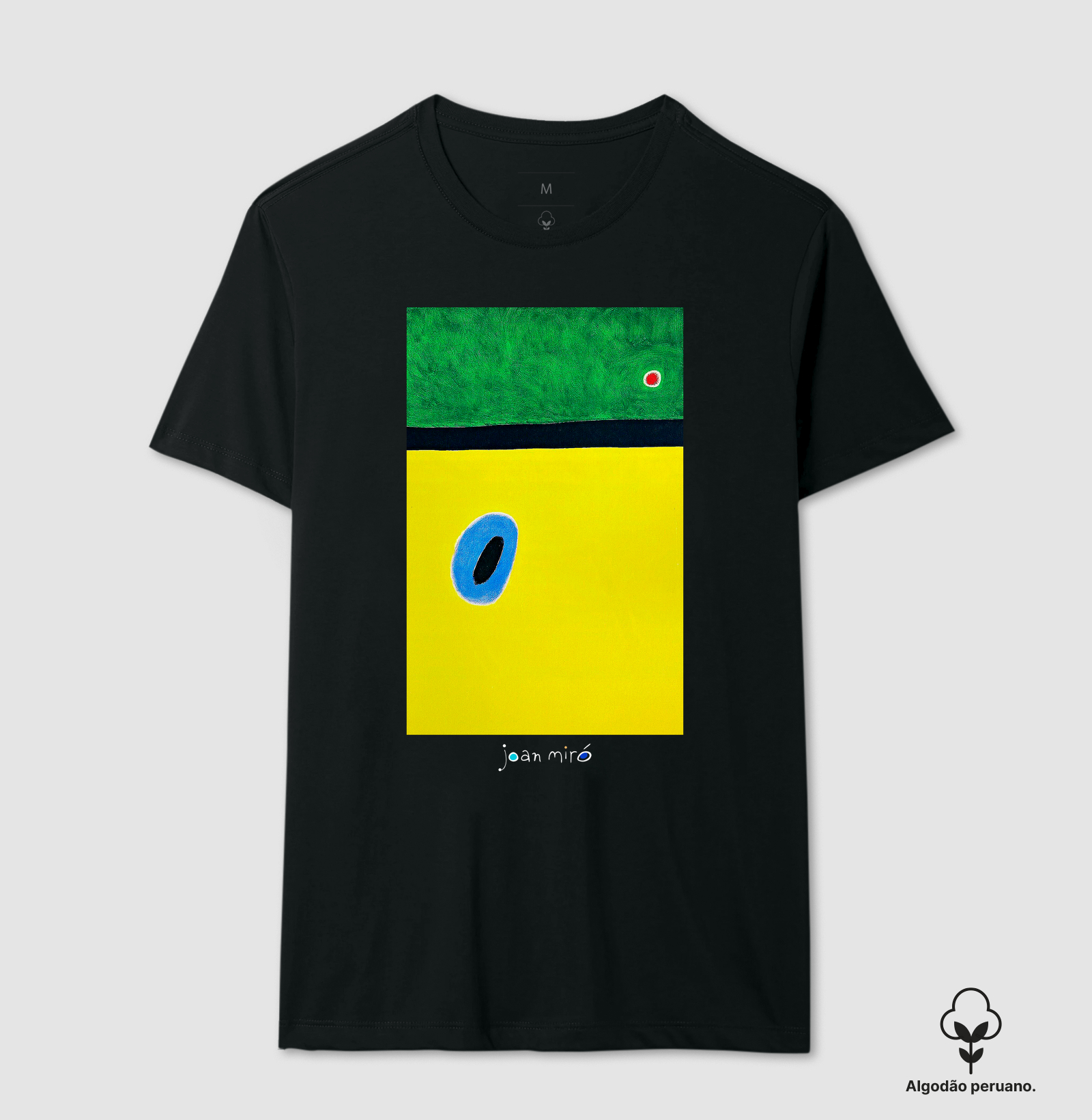 Camiseta Algodão Peruano Tanguis Joan Miró Le Gendarme - Imagem 2