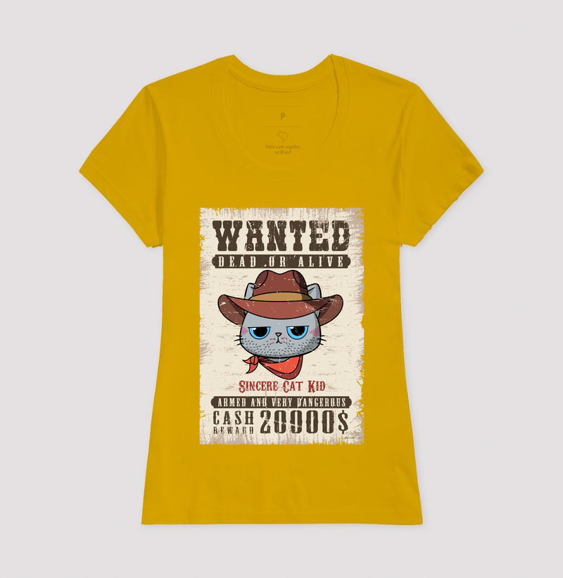 Camiseta Wanted Cat Kid - Imagem 15