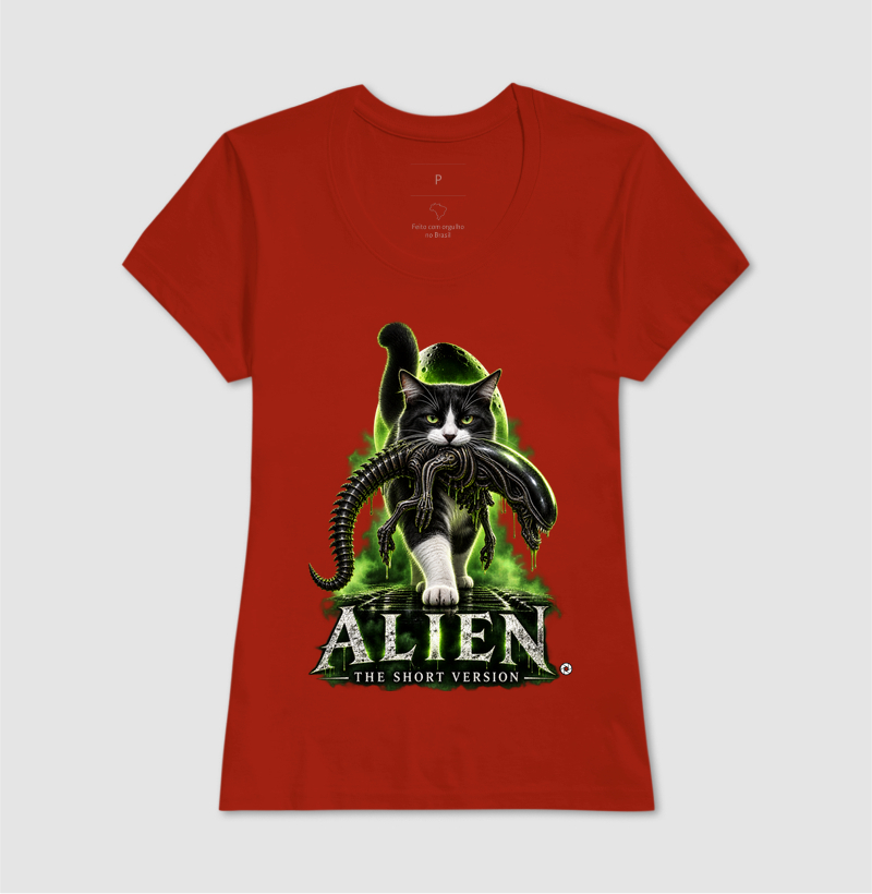 Camiseta Alien – The Short Version Gatos (frajolinha) - Imagem 11