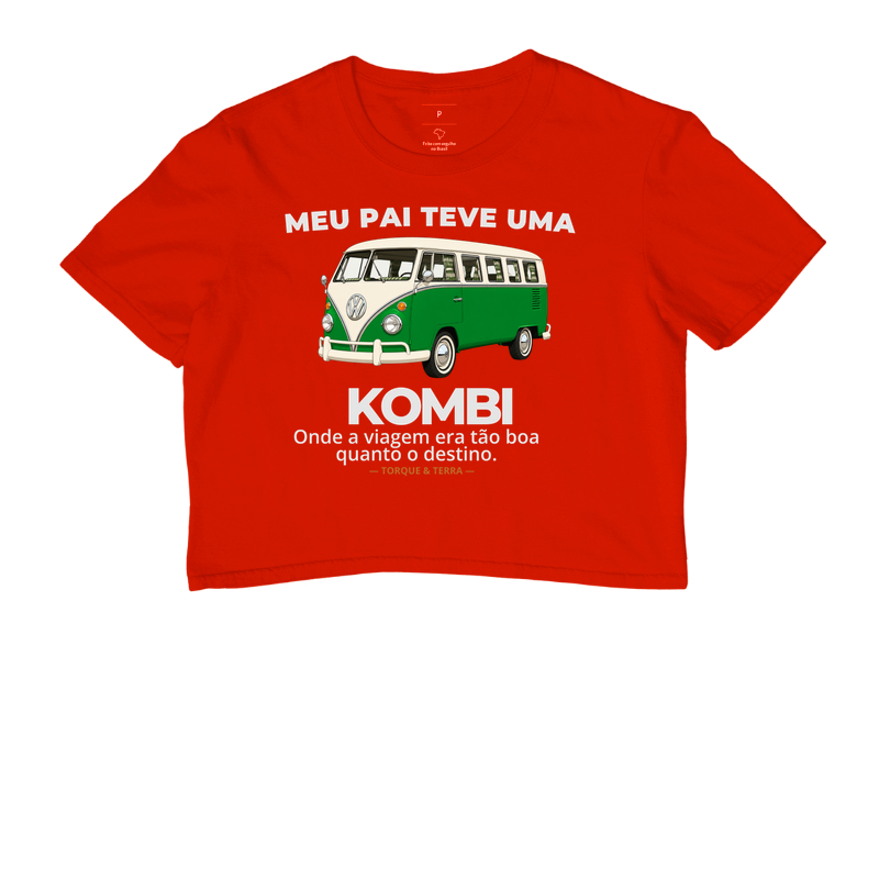 Meu pai teve uma - KOMBI - verde com off-white - Imagem 7